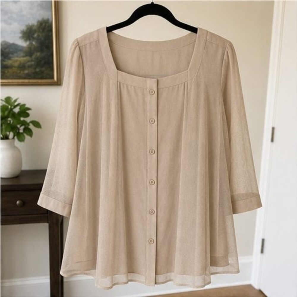 Camel Tunic Blouse